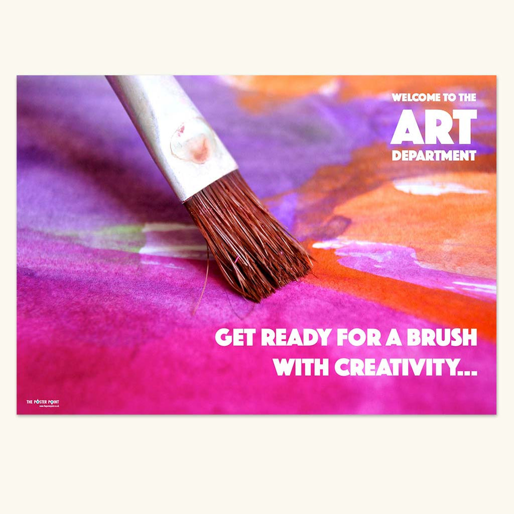 Welcome to the Art Department: Brush with Creativity