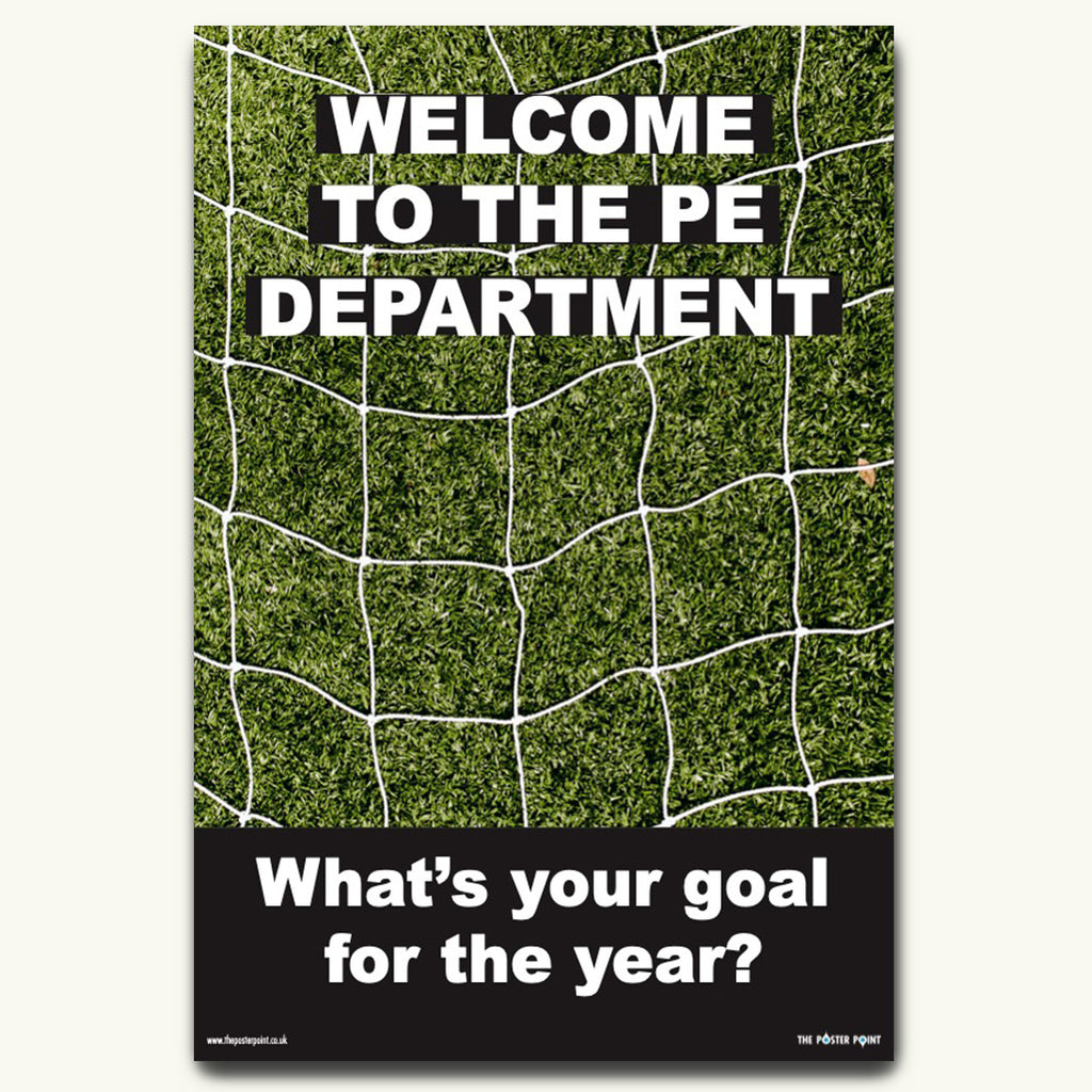 Welcome to the PE Department: What's Your Goal For The Year?