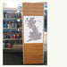 Literary Map of Britain poster in school library