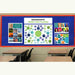 Geography careers display on classroom board