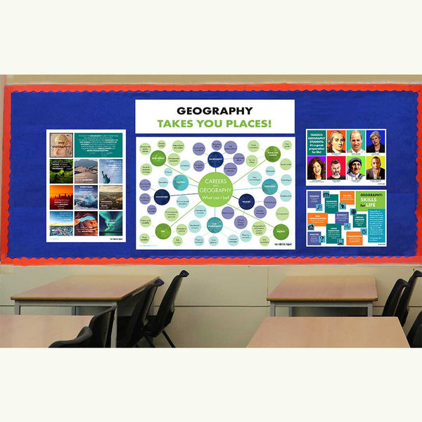 Geography Careers classroom display The Poster Point