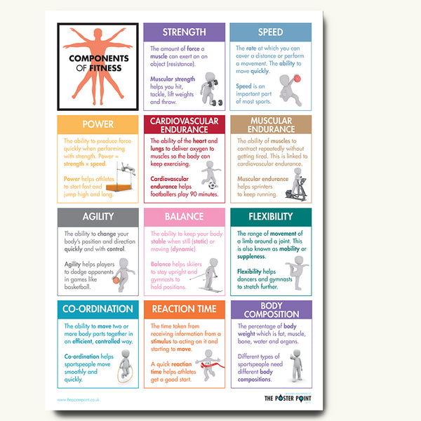 Components of fitness definitions the poster point