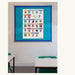 Iconic chairs poster on classroom wall