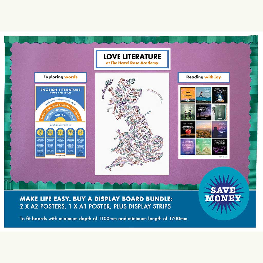 Love Literature display board bundle