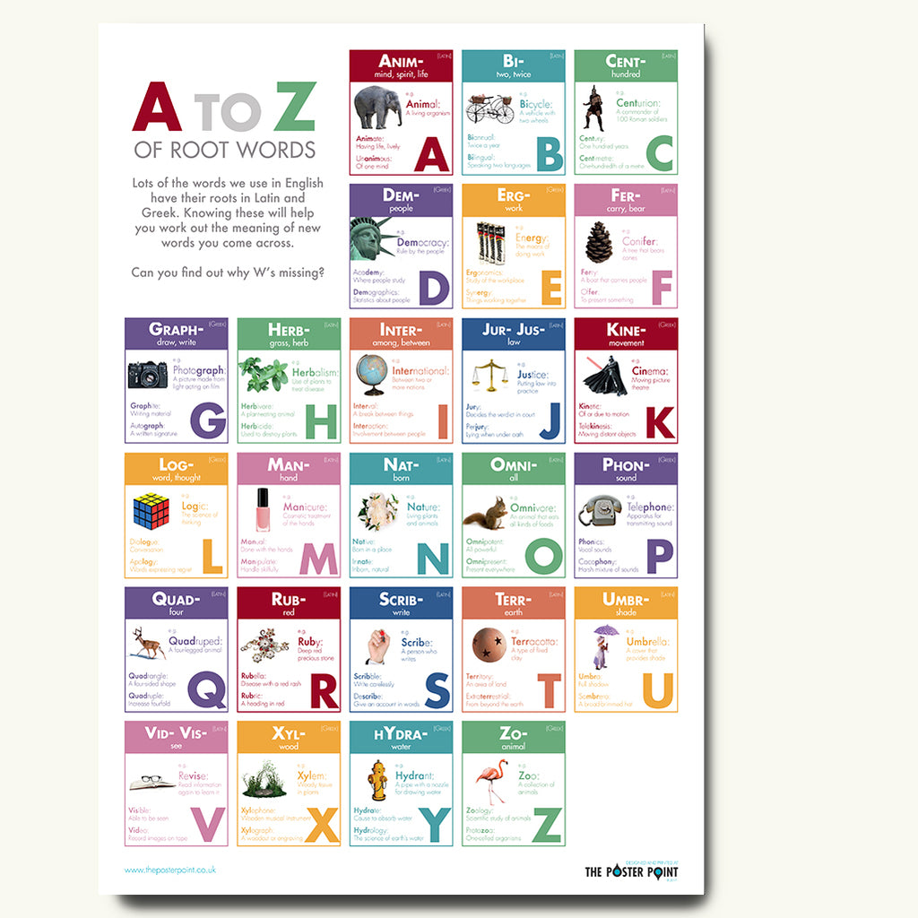 Root words poster