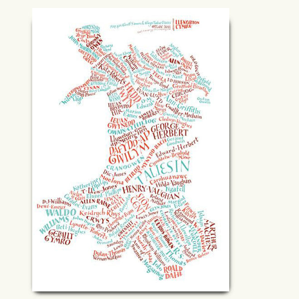 Welsh authors poster